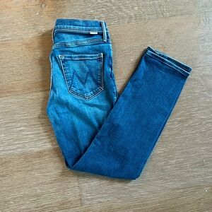 Mother denim mid rise dazzler - ankle size 27